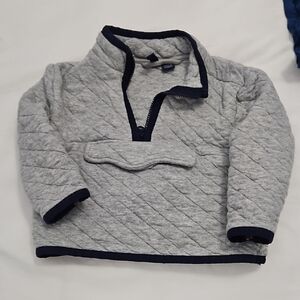 Janie and Jack Gray Quilted Kids Sweatshirt